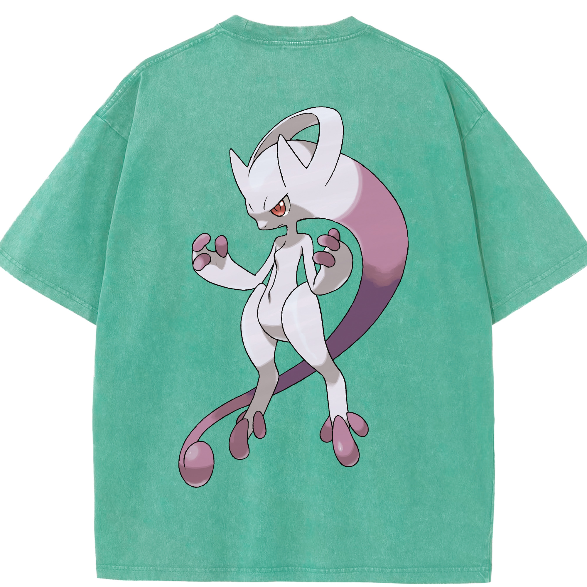 （画像用） ポケットモンスター Pokémon 綿100% ヴィンテージ風 半袖Tシャツ（背面プリント）